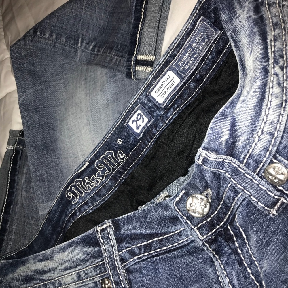 Miss me jeans angel wings size 29